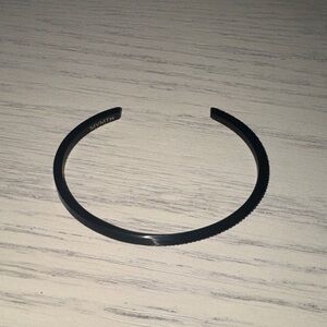 MVMT Black Open Cuff Bracelet